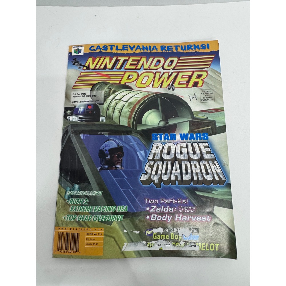 Nintendo Power Vol 115 1998 Star Wars Zelda Ocarina of Time pokemon power comic